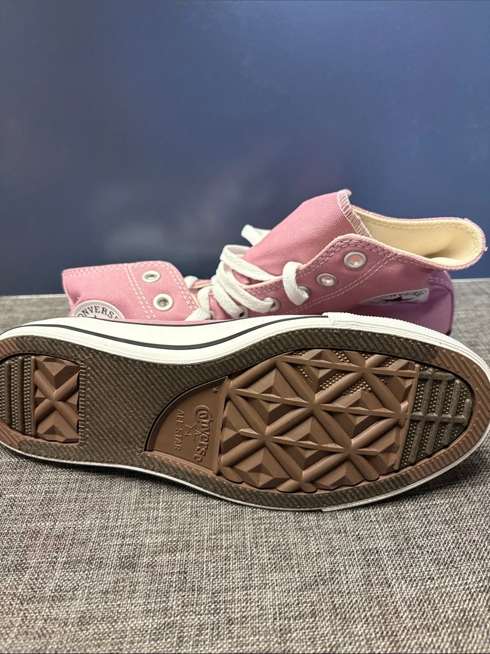 Converse Chuck Taylor All Star High Top Sneakers - Pink Cliff side rose size 5.5